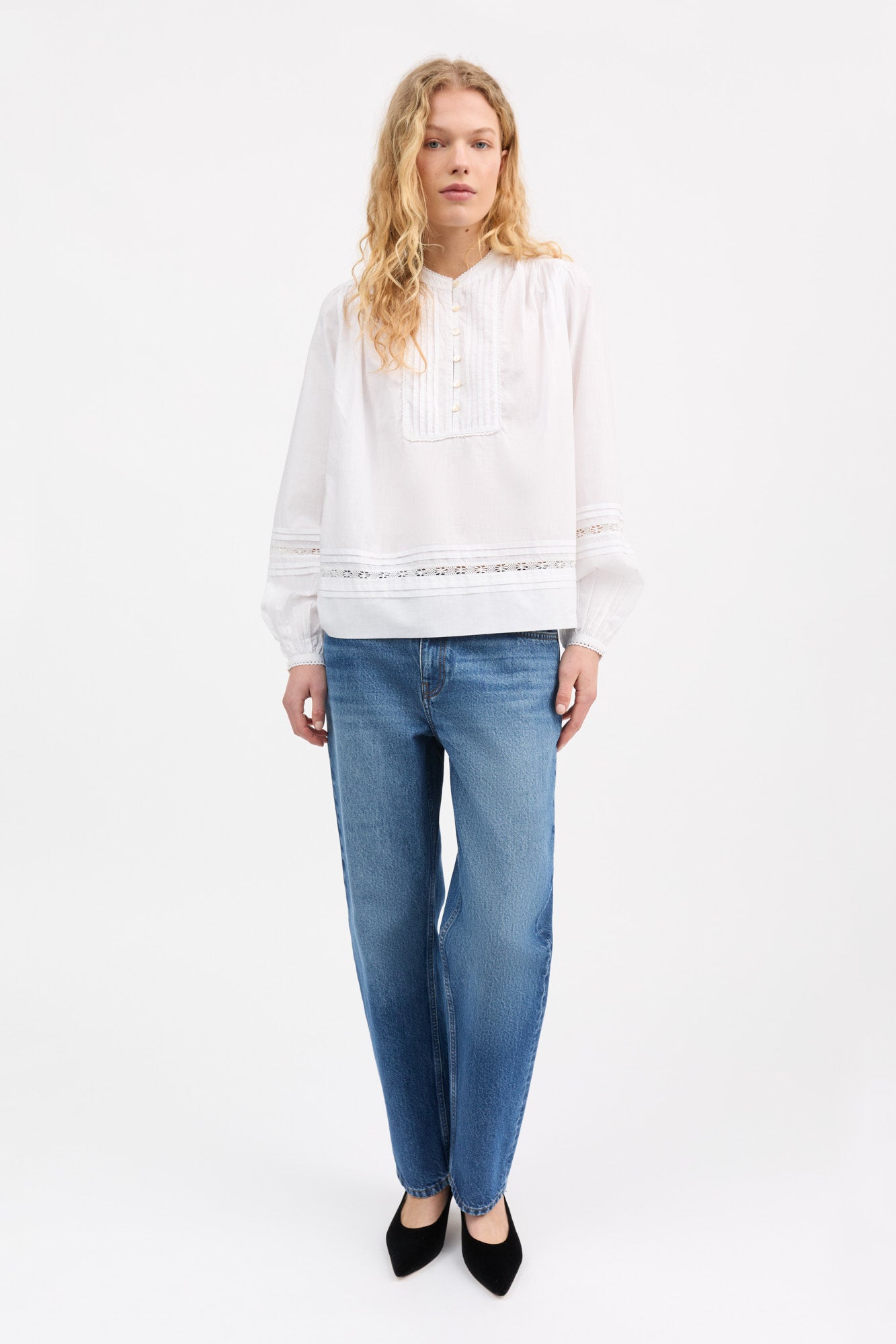 Skall Studio Leaf shirt Shirt Optic white